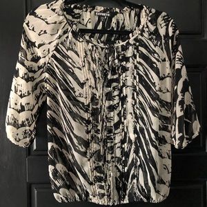 Express sheer blouse - XS - charming details